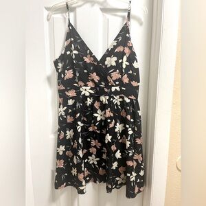 M Navy Blue Flower Dress